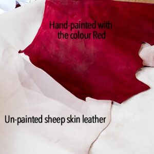 Leffler Leather Raw & Painted