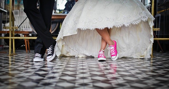 Bride, chill, style, be yourself, wedding shoes