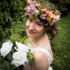 Hand-painted flower crown for your next wedding or hens party