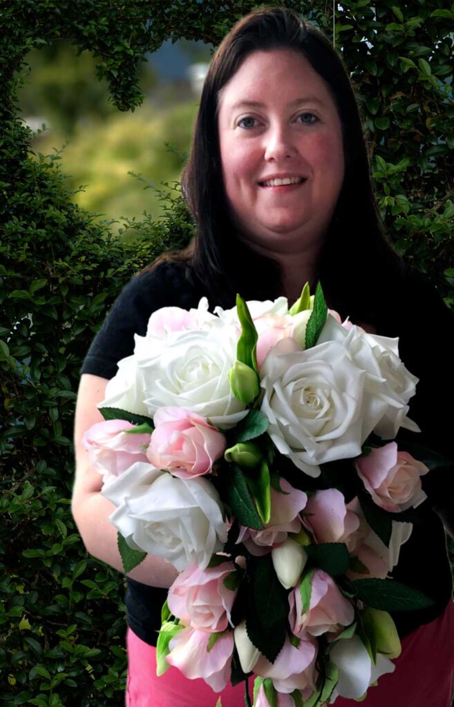 Laura from Sydney Cascading Wedding Bouquet
