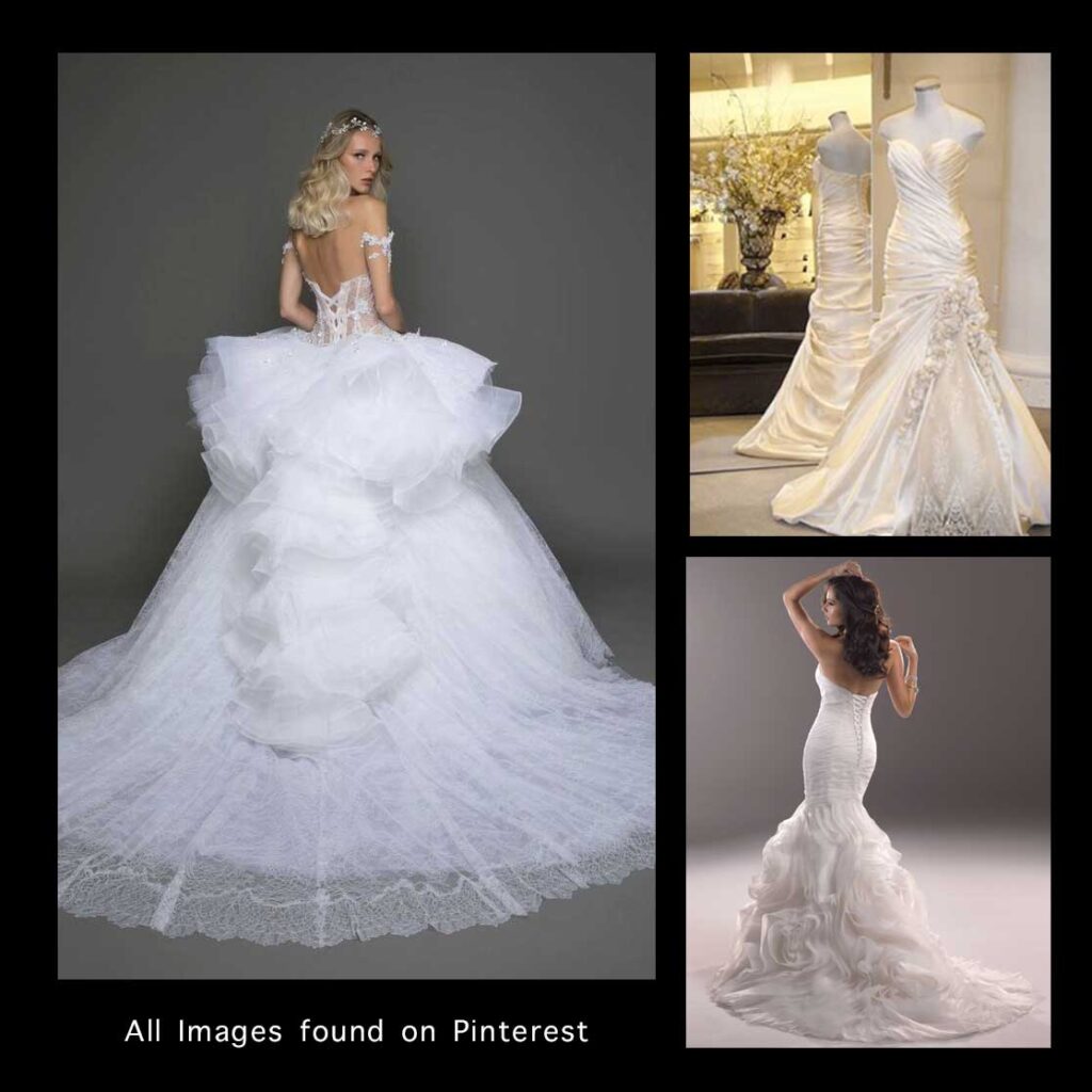 Rosette Wedding Dresses