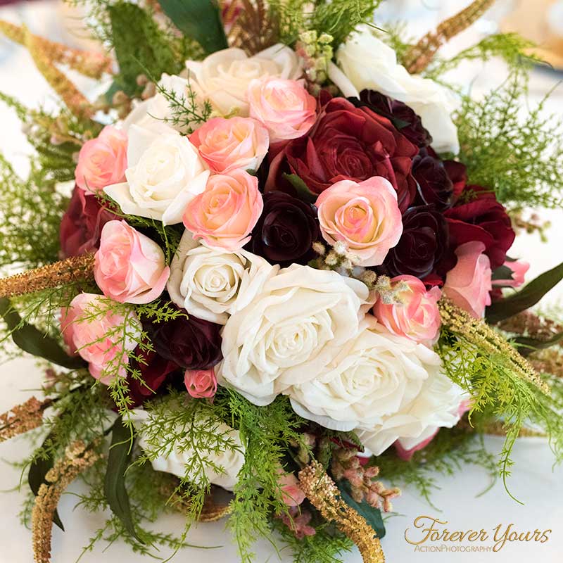 Handmade Silk Flowers Arrangement Melbourne | Silk Bridal Bouquets